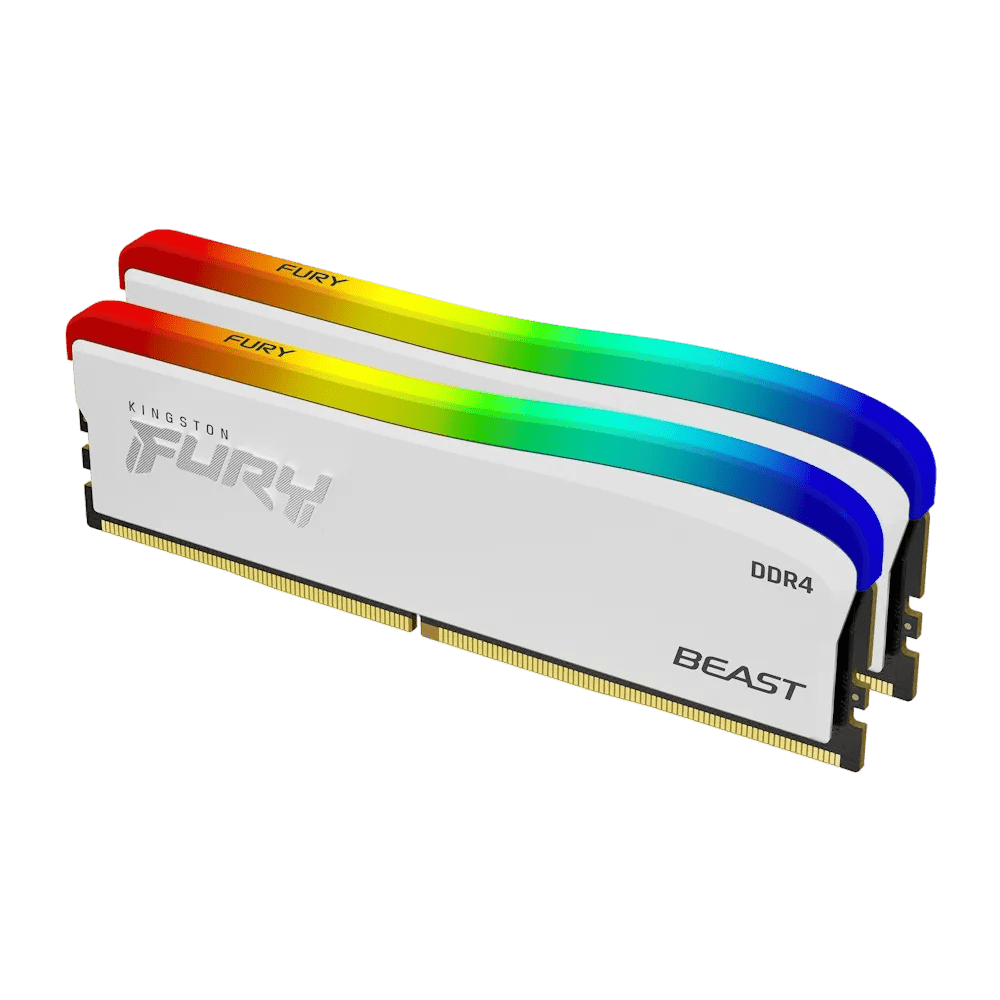 Kingston Fury Beast RGB Special Edition 16GB (8GBx2) DDR4 3200MHz Desktop Memory - Vektra Computers LLC Kingston Fury Beast RGB Special Edition 16GB (8GBx2) DDR4 3200MHz Desktop Memory - Vektra Computers LLC